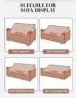 1pcprinted Stain-proof Spandex Sofa Cover Bedroom Furniture Protector Elastic