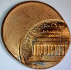 19xx Error Off Center Lincoln Cent Nice Unc    Bu Red O c Coin  Nr  Free Ship
