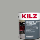 Kilz 1 Part Epoxy Acrylic Concrete And Garage Floor Paint Silver Gray 1 Gal