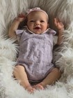 Lifelike 20  Reborn Baby Dolls Adorable Smiling Girl Full Body Vinyl Newborn Toy