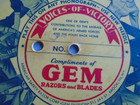 Wwii Voices Of Victory Phonograph Record  Gem Razors And Blades