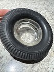 Firestone Tire Ashtray Glass Rubber Race Car Truck Auto Deluxe Champion Ash Tray