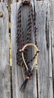 Very Fancy Jimmy Flores Handmade 12 X 24 Plait Rawhide Bosalito Cowboy Vaquero