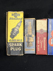 11 Vintage Collectible Old Stock Spark Plugs Wizard Firestone Ac Texaco Champion