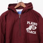 Vintage High School Texas Track Jacket Winged Foot Pullover Plano 80s Large Fit