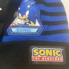 Sonic The Hedgehog Sega Hat   Gloves Set Winter Pom Beanie New