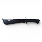 16    Tactical Machete Sawback Fixed Blade Knife Black Survival Brush Cutter