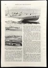 Motor Torpedo Boats 1938 Pictorial Mosquito Warships Mtb 102 S-14 T-2