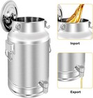 Stainless Steel High Quality Large Capacity Drink Can With Lid And Spout 304 Ss
