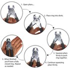 West Coast Paracord Hog Ring Clip 3 4   1 2  Fence  Cages  Doll Repair