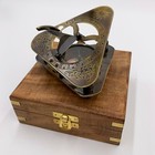  Solid Brass Captain s Nautical Sundial Compass
