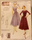 Uncut Vogue 1044 Dress Sewing Pattern Size 12-16 Retro Reissue Of 1956 Original