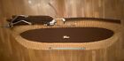 Giuseppe Perego Vintage Baby Stroller Carriage Bassinet Brown Wicker Design Pram