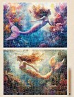 2 X Jigsaw Puzzles 300pc   Mystic Mermaid Realm - Underwater Beauty Fg2063