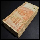 Damaged - 100 X 50 Billion Dollars Zimbabwe Banknotes Aa Ab 2008 Authentic   Coa