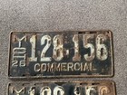 Rare 1926 Commercial Michigan License Plate Plates Pair With Wear All Original
