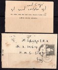 Palestine 1948 Two Haifa Domestic Cover One With Machine Cancel   One Handstamp