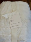 Pottery Barn White Full Cotton Ruffle Bed Skirt 18  Drop New W tags