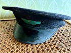 1950s Original British Railways Guards Cap  Unrestored Condition  Loft Find