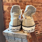 Vtg Converse All Star Chuck Usa Made Grey Mens 4 5 Canvas High Top Shoes 70s 80s