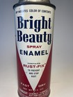 Vintage 60s Bright Beauty Spray Paint  Metal Lid   Elk Grove Illinois