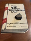 2 Rare Moxie Items - 1900 Bottle Wagon Token   This Book About Substitution Law