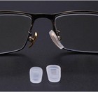 Eyeglasses Nose Pads Cover 6 Pairs Soft Silicone Slip-on Piece anti    