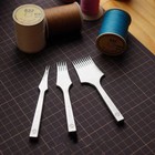 Europe french Style Leather Pricking Irons Stitching Lacing Punch Chisel Tool
