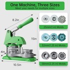 Button Maker Machine 3 Sizes  Diy Pin Making Machine  Interchangeable Button