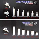 250x Plastic Nylon M2 M3 Hex Column Standoff Spacer Screw Nut Assortment Kit Pcb