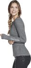 Skechers Womens Flow Crew Neck Long Sleeve Top - Colors Heather Gray blue  m-l 