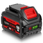 4 Pack 9 6ah Lithium-ion Battery For Dewalt 20v 60v Max Dcb609 Dcb606 Flexvolt