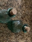 Green Decorative Glass Bottles With Corks