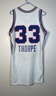  33 Otis Thorpe 1986-87 Sacramento Kings Game Worn Jersey Sand Knit Rare Nba 80s
