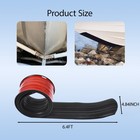 Boat Hull Keel Protector 6 4ft  4 84in Self Adhesive For Fiberglass Aluminum Boat