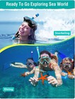 Snorkel Set Adults Snorkeling Gear Anti-fog Panoramic View Swim Mask Dry Top 