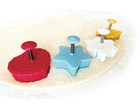 Talisman Designs Plunger Style Pie Crust Cutters  Occasions Design  4 Piece Set