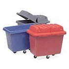 Rubbermaid Commercial Fg460800bla Cube Truck  5 16 Cu  Yd   300lb  Cap  Black