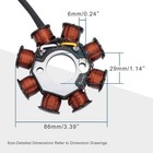Motorcycle Stator Coil Replacement For Kfx50 Ksf50 2007-2009 2013-2017 21003