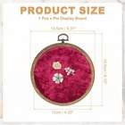 Wall Hanging Brooch Jewelry Storage  5 3  Pin Board For Decor  Wine Red