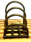 Vintage Brass Mail Letter Holder Desk Organizer 6 1 4  Arch Design Art Deco