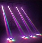 10w Mini Led Rgbw 4in1 Moving Head Light Spot Beam Dj Dsico Party Stage Lighting