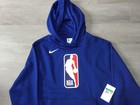 Nwt-nike Men   s Nba Team 31 Club Fleece Pullover Blue Hoodie Dx9793-495-xlarge