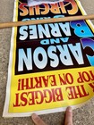 Vtg Circus Poster carson   Barnes 5ring biggest On Earth 1960   s 70   s 80   s Clown