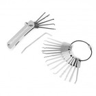 21-in-1 Locksmith Pick Tool Set Portable Foldable Lock Pick Tools Kit 8 5cm