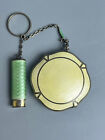 R   G  Mint Green pale Yellow Guilloche Enamel Powder rouge Tango Compact