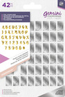 Gemini Foil Stamp Dies Modern Script Alphabet By Crafters Companion New