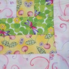 Afghan Blanket Handmade Dragonflies 39    X 45    Throw Yellow Flowers 