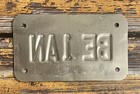 2011 Missouri  bluebird  Motorcycle License Plate Be 1an
