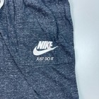 Nike Skirt Womens Large Gray Organic Cotton Knit Drawstring Logo Swoosh Casual